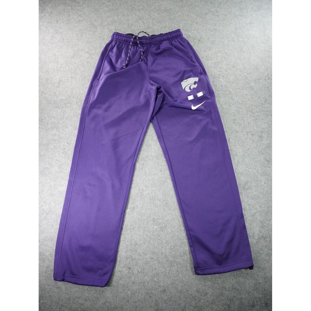 Nike Sweatpants Mens Mens Small Kansas State Wildcats Purple‎ Dri Fit